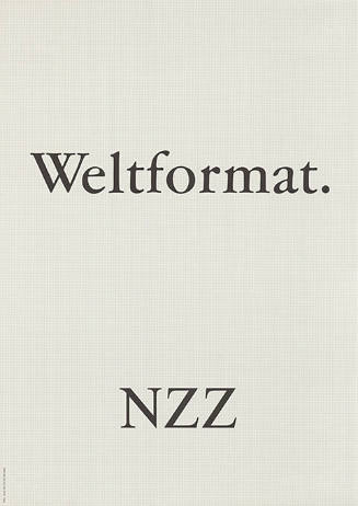 Weltformat. NZZ