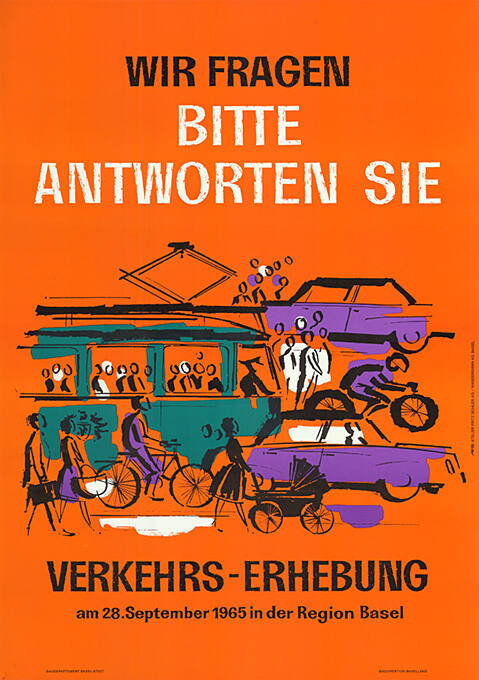 Wir fragen, Bitte antworten Sie, Verkehrs-Erhebung