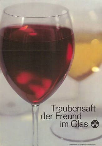 Traubensaft der Freund im Glas