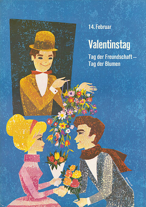 14. Februar, Valentinstag, Tag der Freundschaft, Tag der Blumen