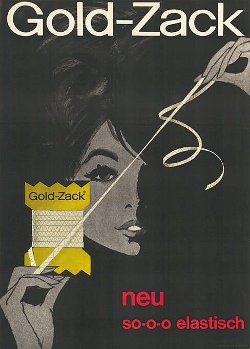 Gold-Zack, neu, so-o-o elastisch