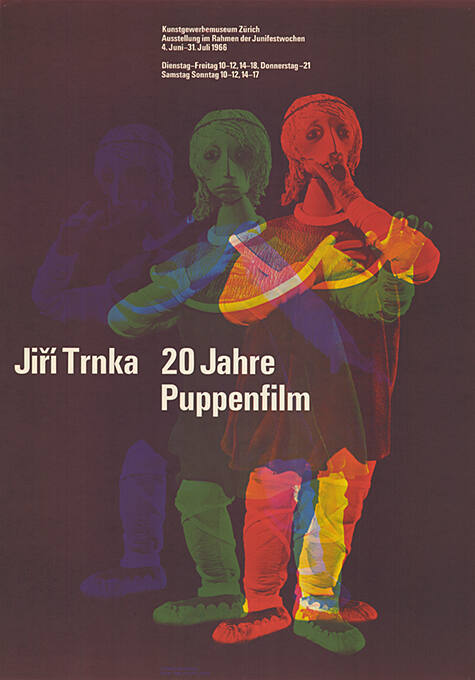 Jiři Trnka, 20 Jahre Puppenfilm, Kunstgewerbemuseum Zürich