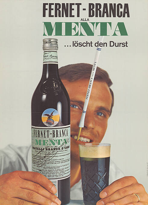 Fernet-Branca alla menta, …löscht den Durst