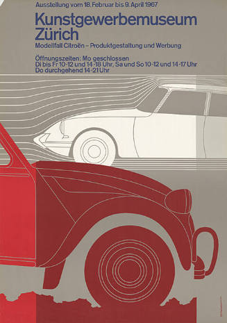 Modellfall Citroën – Produktgestaltung und Werbung, Kunstgewerbemuseum Zürich