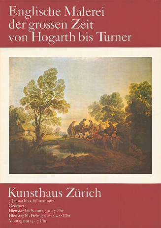 Englische Malerei der grossen Zeit von Hogarth bis Turner, Kunsthaus Zürich