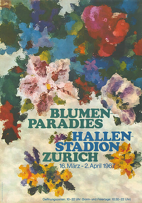 Blumenparadies, Hallenstadion Zürich