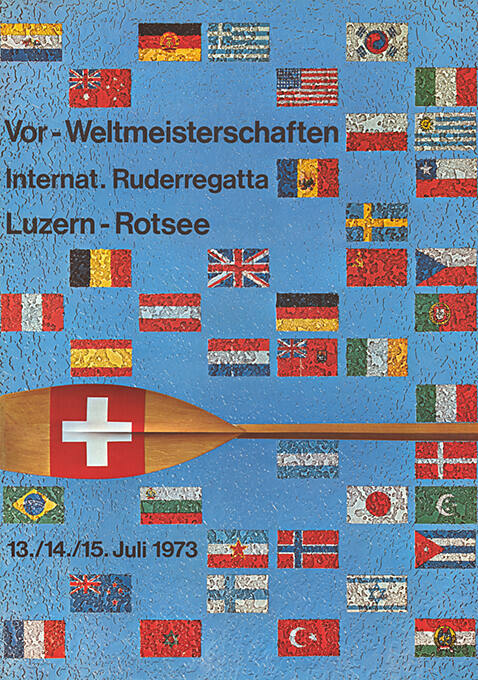 Vor- Weltmeisterschaften, Internat. Ruderregatta, Luzern–Rotsee