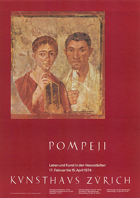 Pompeji, Kunsthaus Zürich