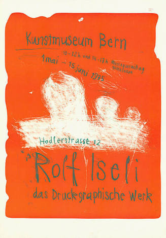 Rolf Iseli, das Druckgraphische Werk, Kunstmuseum Bern