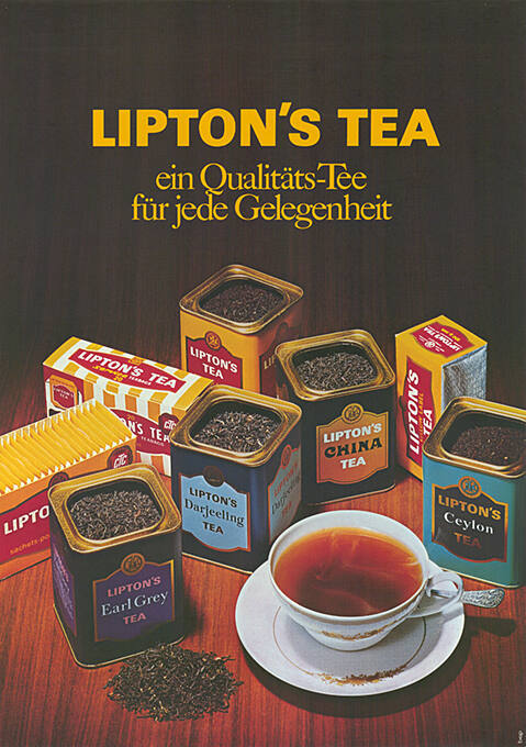 Lipton’s Tea, Ein Qualitäts-Tee für jede Gelegenheit.