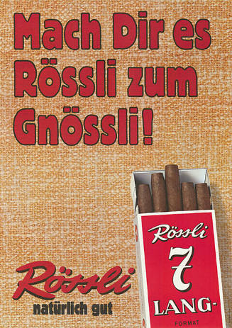 Mach Dir es Rössli zum Gnössli! Rössli