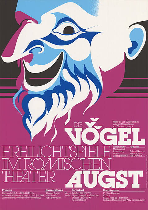 Die Vögel, Freilichtspiele im Römischen Theater Augst