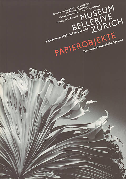 Papierobjekte, Museum Bellerive Zürich