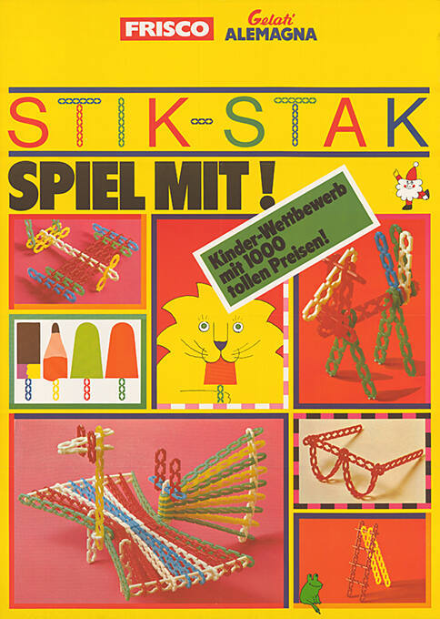 Frisco, Gelati Alemagna, Stik-Stak, Spiel mit!