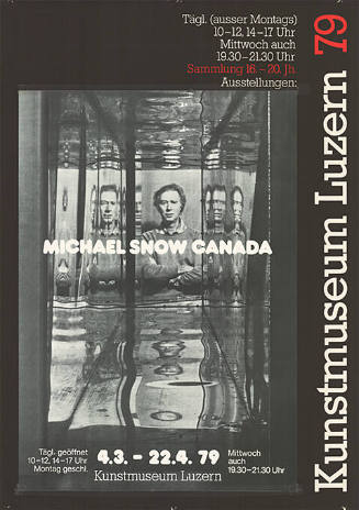 Kunstmuseum Luzern 79, Michael Snow, Canada, Kunstmuseum Luzern