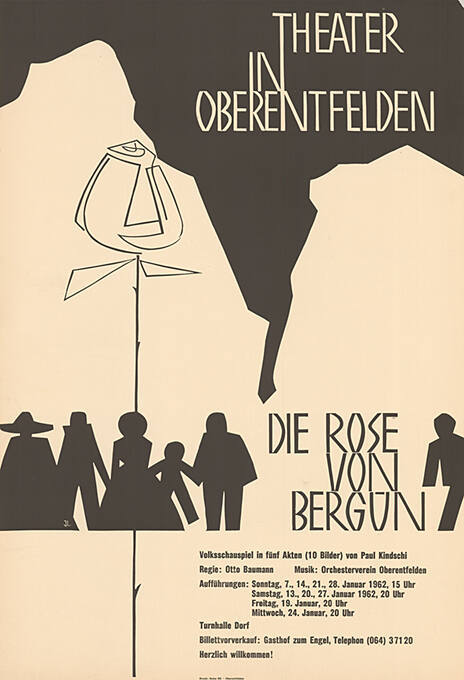 Die Rose von Bergün, Paul Kindschi, Theater in Oberentfelden