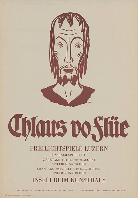 Chlaus vo Flüe, Freilichtspiele Luzern