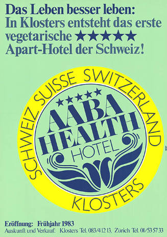 Aaba Health Hotel Klosters, Das Leben besser leben: In Klosters entsteht das erste vegetarische [5-Stern] Apart-Hotel der Schweiz!