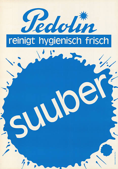 Pedolin reinigt hygienisch frisch, suuber