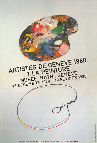 Artistes de Genève 1980, 1. la peinture, Musée Rath, Genève