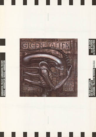 Giger’s Alien, H.R. Giger, Animation Musée, Musée Cantonal des Beaux-Arts, Lausanne