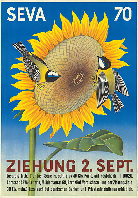 Seva 70, Ziehung 2. Sept.