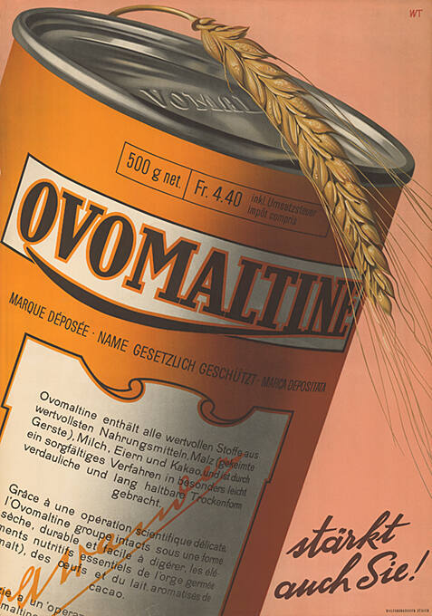 Ovomaltine, stärkt auch SIe!