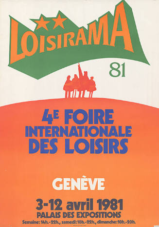 Loisirama 81, 4e Foire internationale des loisirs, Palais des Expositions, Genève