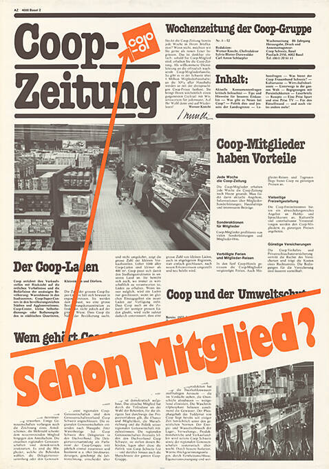 Coop-Zeitung, Schon Mitglied?