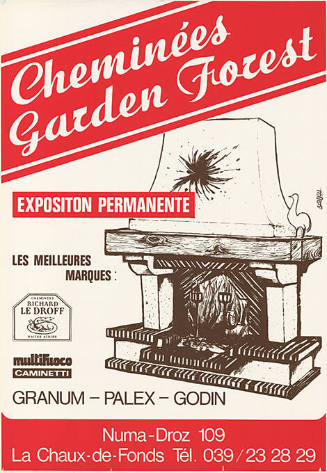 Cheminées Garden Forest, Granum - Palex - Godin, La Chaux-de-Fonds