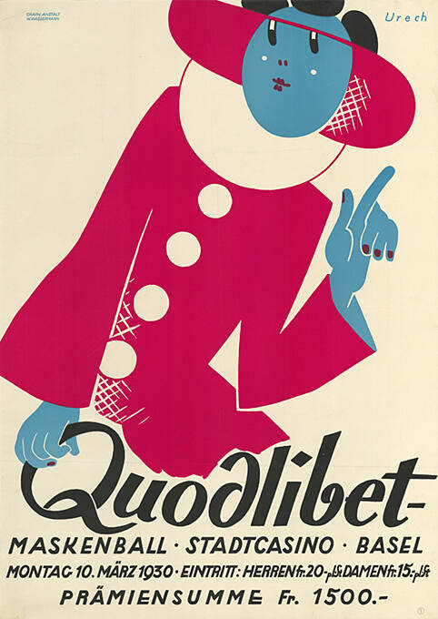 Quodlibet Maskenball, Stadtcasino Basel