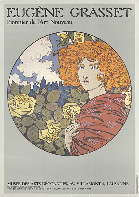 Eugène Grasset, Pionnier de l’Art Nouveau, Musée des arts décoratifs Lausanne