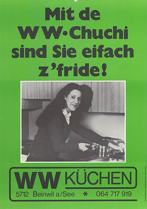 Mit de WW-Chuchi sind Sie eifach z’friede! WW Küchen