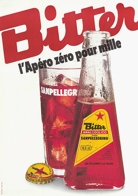 Bitter, l’Apéro zéro pour mille, Analcoolico, Sanpellegrino