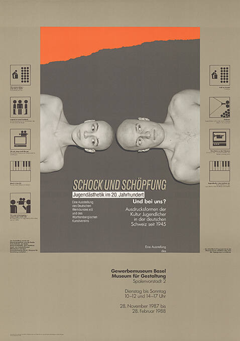 Schock und Schöpfung, Jugendästhetik im 20. Jahrhundert, Gewerbemuseum Basel, Museum für Gestaltung