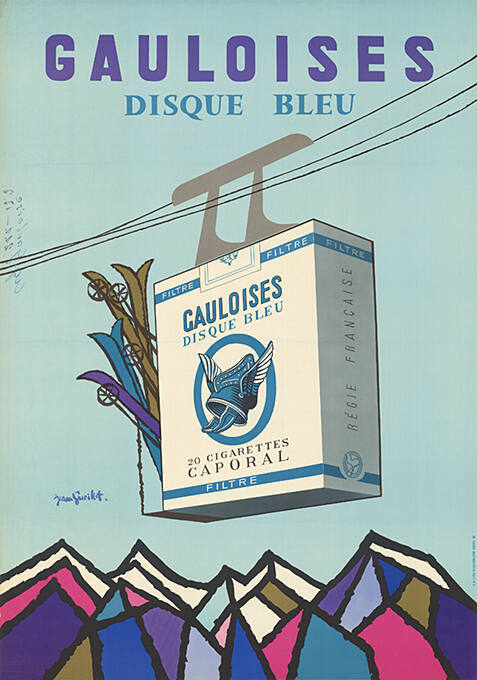 Gauloises, disque bleu