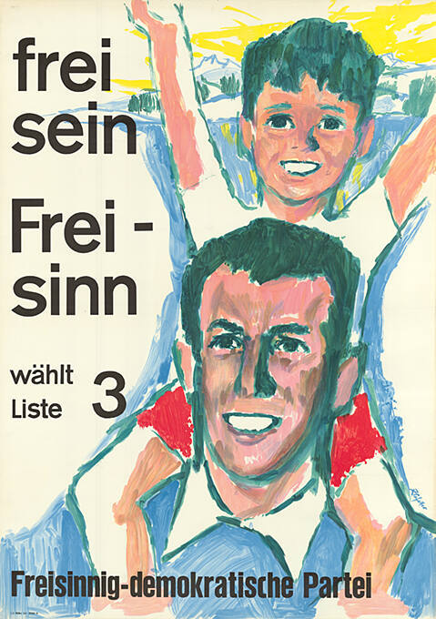 Frei sein – Freisinn, wählt Liste 3