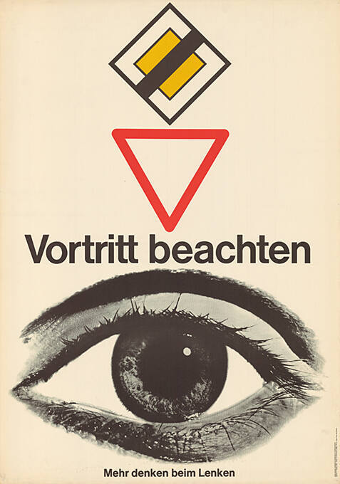 Vortritt beachten