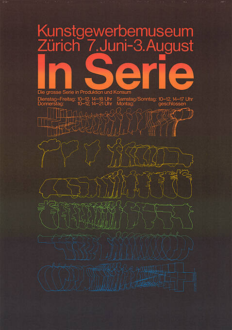 In Serie, Die grosse Serie in Produktion und Konsum, Kunstgewerbemuseum Zürich