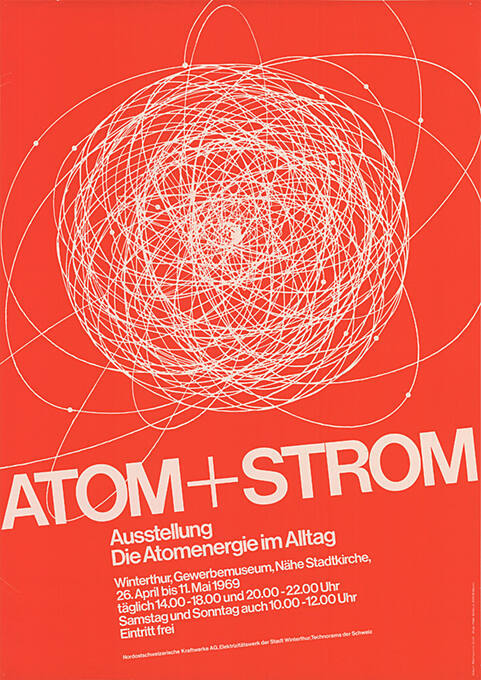 Atom + Strom, Die Atomenergie im Alltag, Gewerbemuseum Winterthur