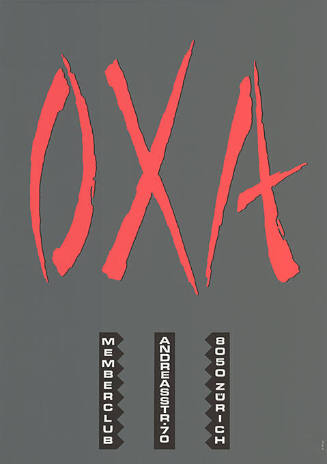 OXA Memberclub, Andreasstr. 70, 8050 Zürich