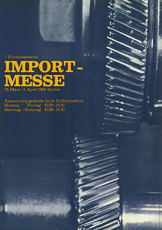 7.Schweizerische Import-Messe Zürich, Ausstellungshallen beim Hallenstadion