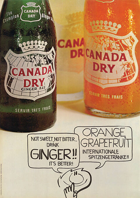 Canada Dry, Ginger Ale, Orange Grapefruit