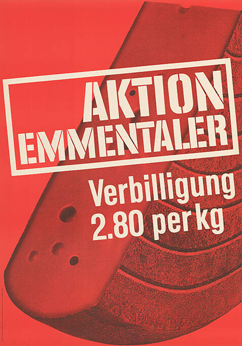 Aktion Emmentaler, Verbilligung 2.80 per kg