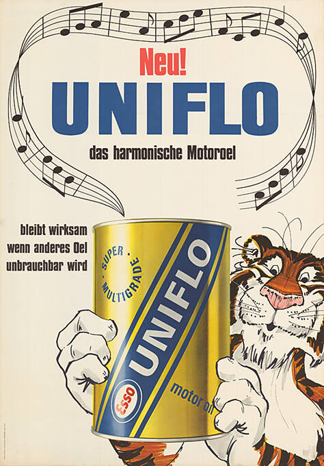 Neu! Uniflo, das harmonische Motoroel, Esso