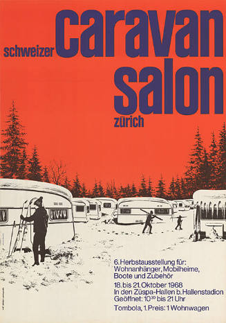 Schweizer Caravan Salon, Zürich, Züspa-Hallen, b. Hallenstadion