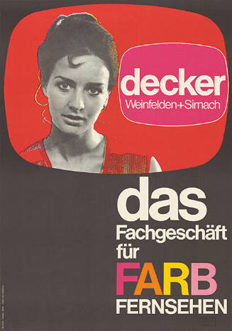 Decker, Das Fachgeschäft für Farbfernsehen