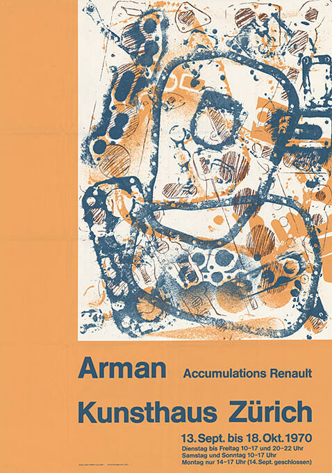 Arman, Kunsthaus Zürich