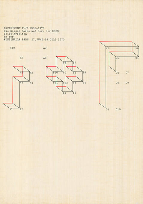 Experiment F+F 1965–1970, Kunsthalle Bern