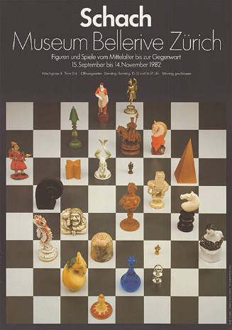 Schach, Museum Bellerive Zürich